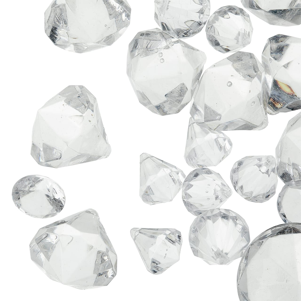 12 Pack: Clear Multi-Faceted Decorative Fillers by Ashland™